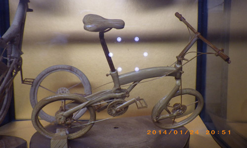 竹細工　自転車1